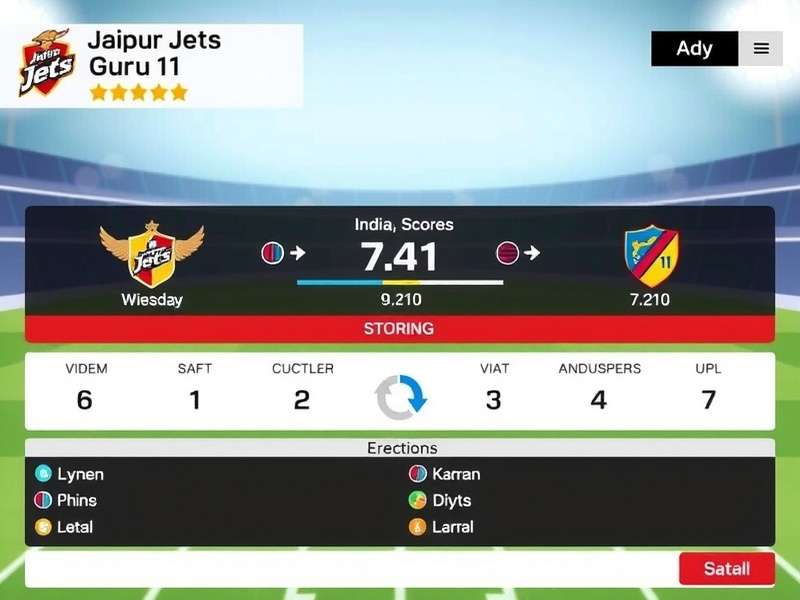 Jaipur Jets Guru11 gameplay interface